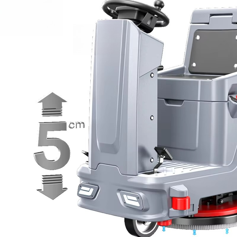Industrial Floor Scrubber - Máquina de Limpeza Industrial Elétrica para