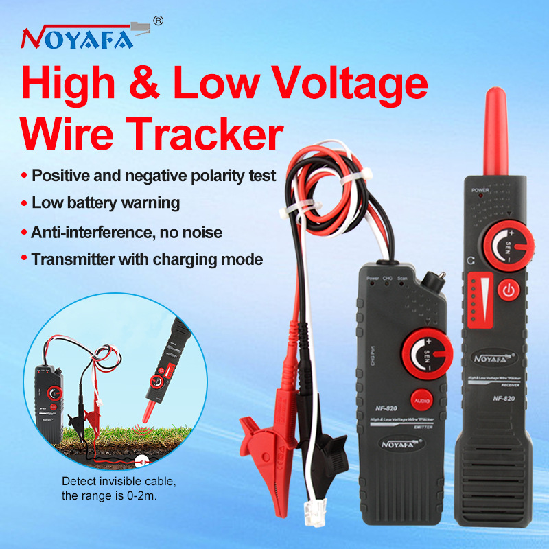 Underground Cable Detector - Detector de cabo subterrâneo NF-820, rastreador