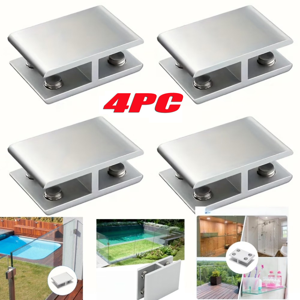 Heavy Equipment Glass - 4 Peças de Grampos para Vidro,