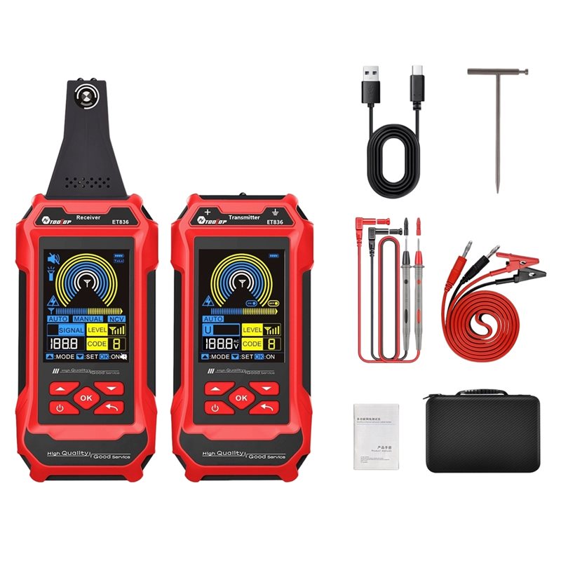 Underground Cable Detector - Kit Localizador de Cabos Subterrâneos AA51