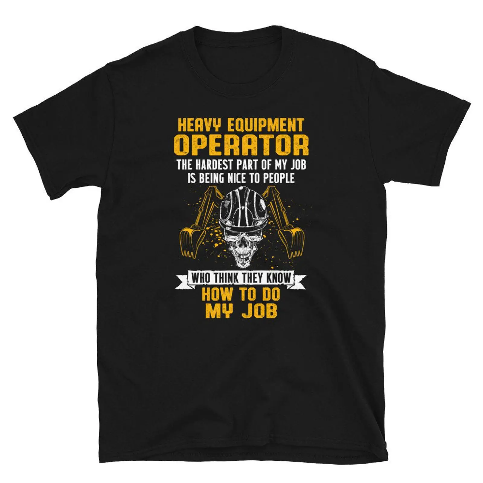 Heavy Equipment Washing - Camiseta para Operador de Equipamentos Pesados