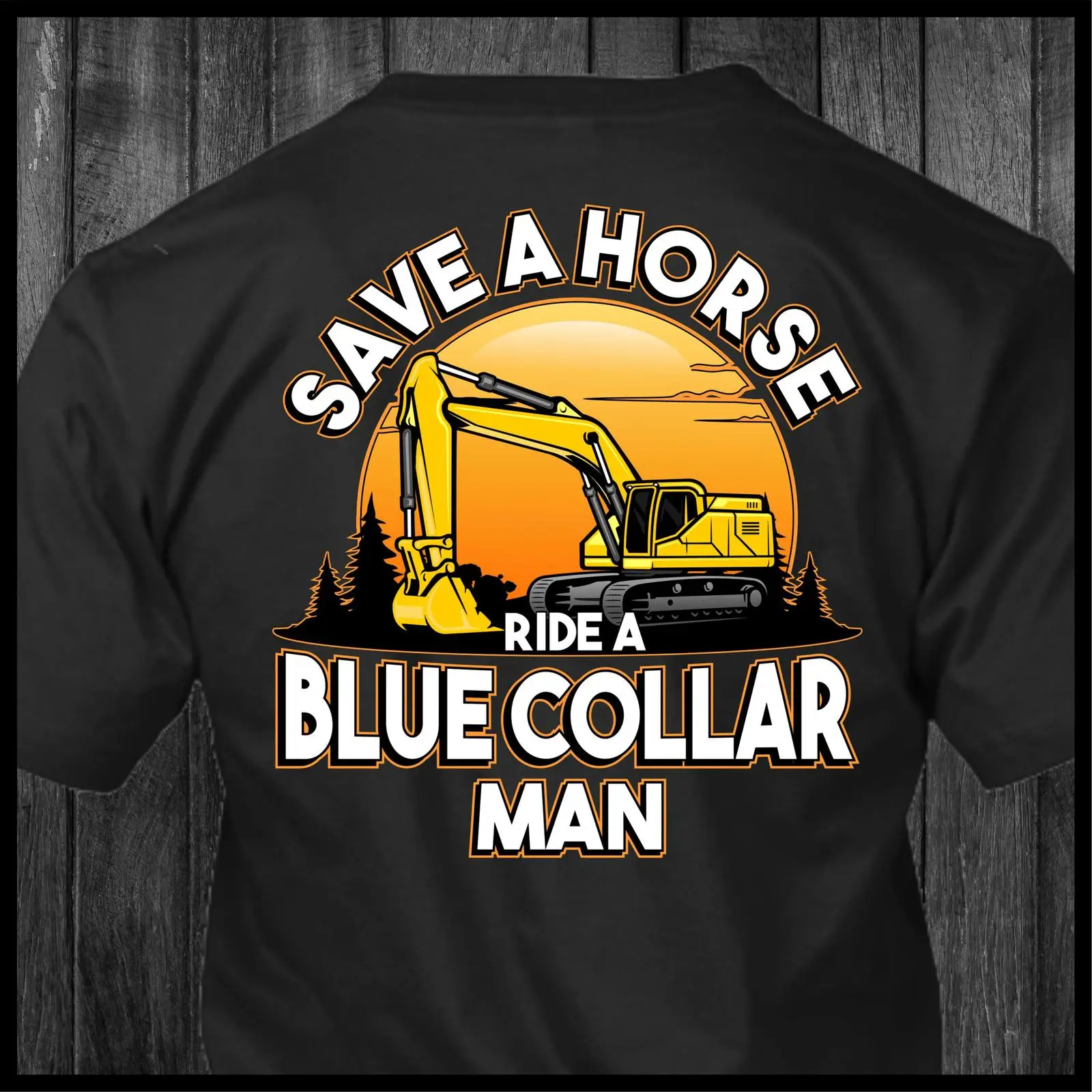 Heavy Equipment Washing - Camiseta Vintage Lavada Estilosa e Respirável