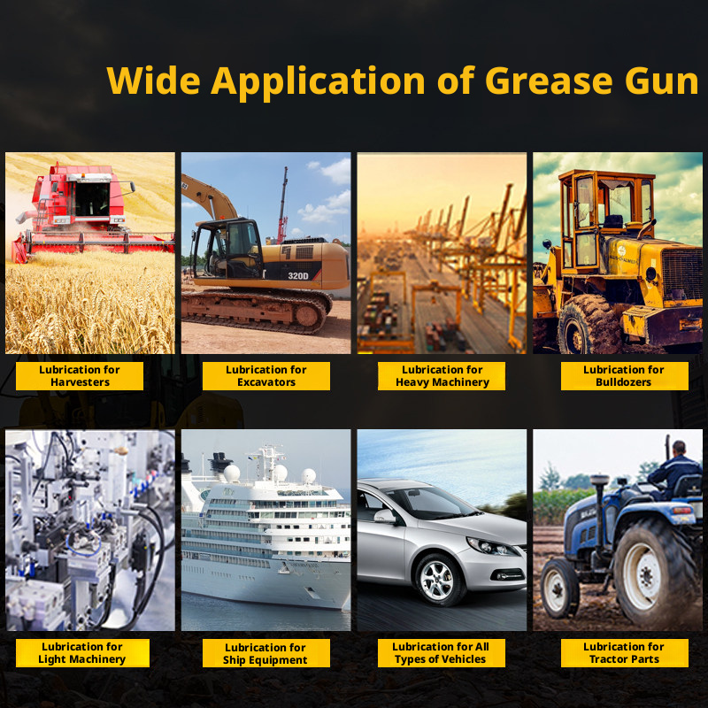 Pistola de Graxa Pneumática de - Grease For Heavy Equipment avaliação e preço